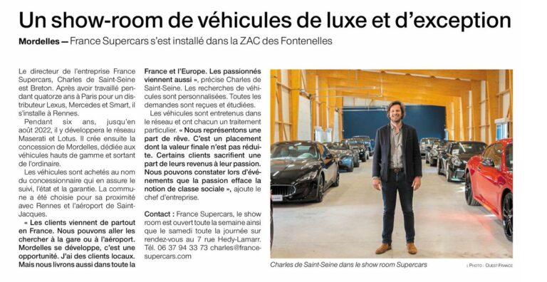 Ouest France du 30 Janvier 2023